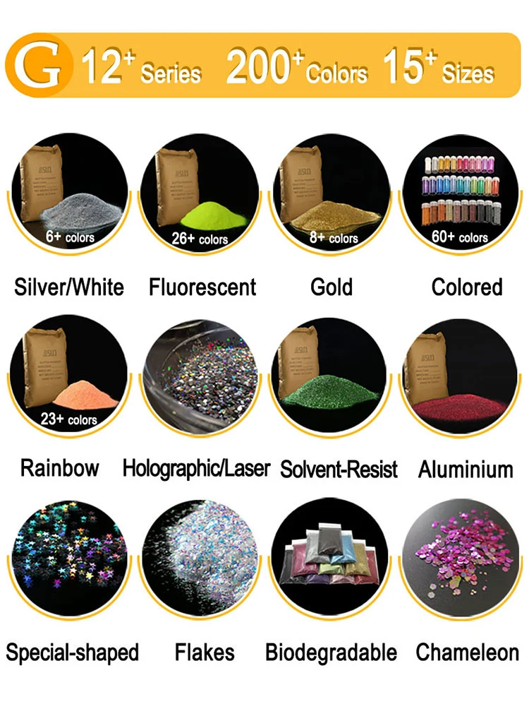 New Arrival Pet Glitter Powder for Paint